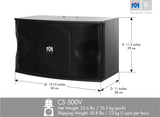 Better Music Builder: CS-500V<br>Passive 10" 450W+450W 2-Way Speakers - Seattle Karaoke - Better Music Builder - Speakers - 4